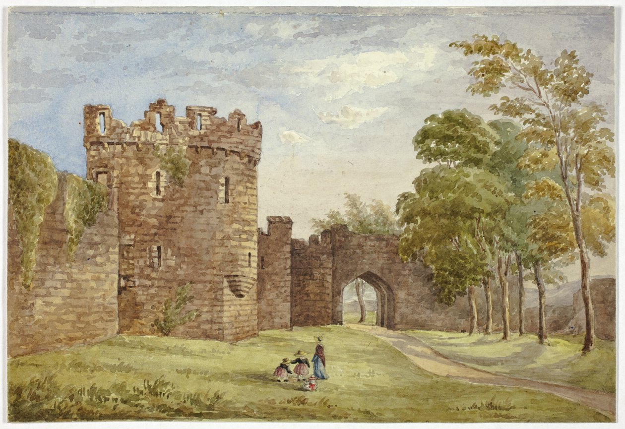 Poort, kasteel Beauman door Elizabeth Murray