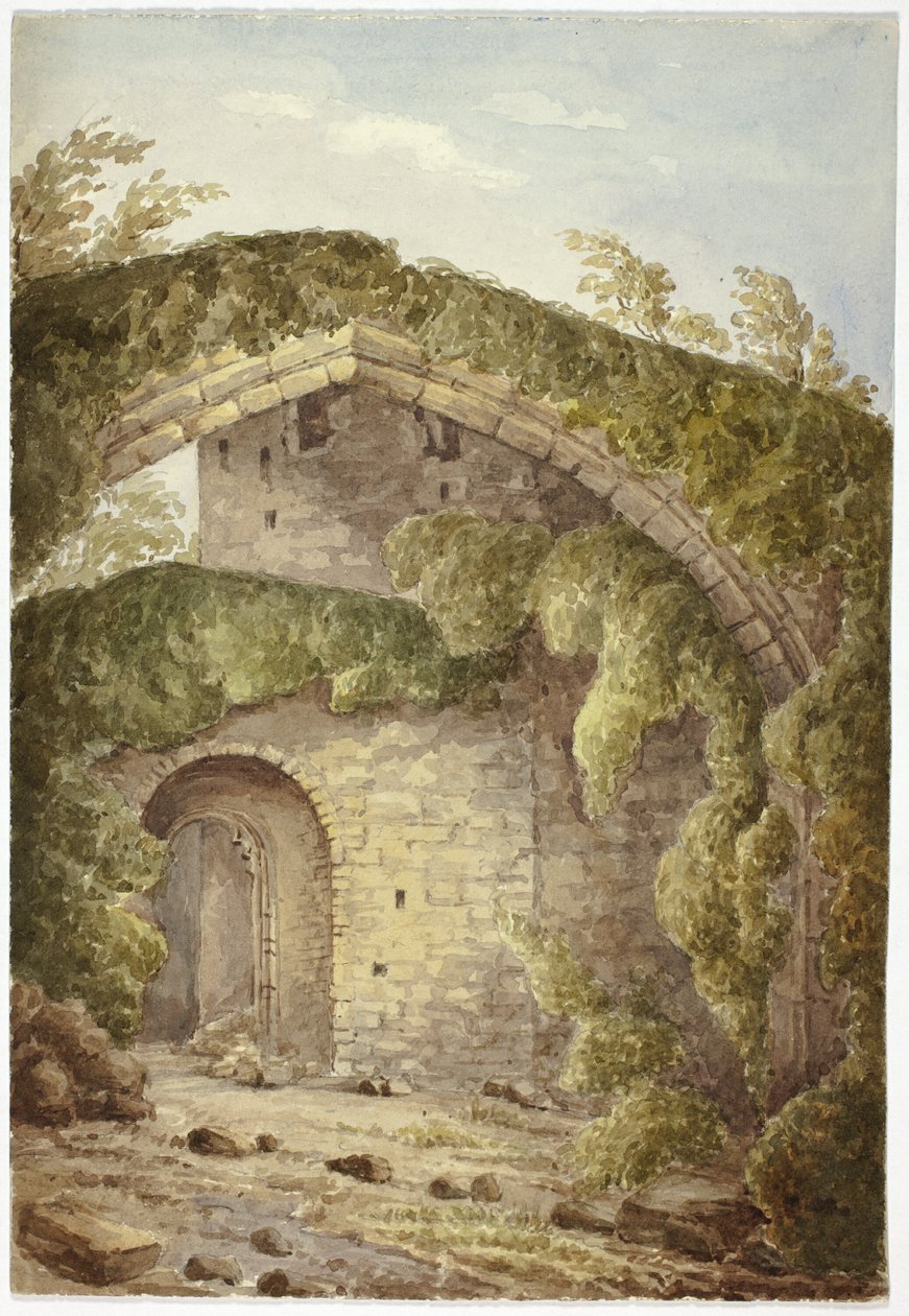 Interieur van Conway Castle door Elizabeth Murray