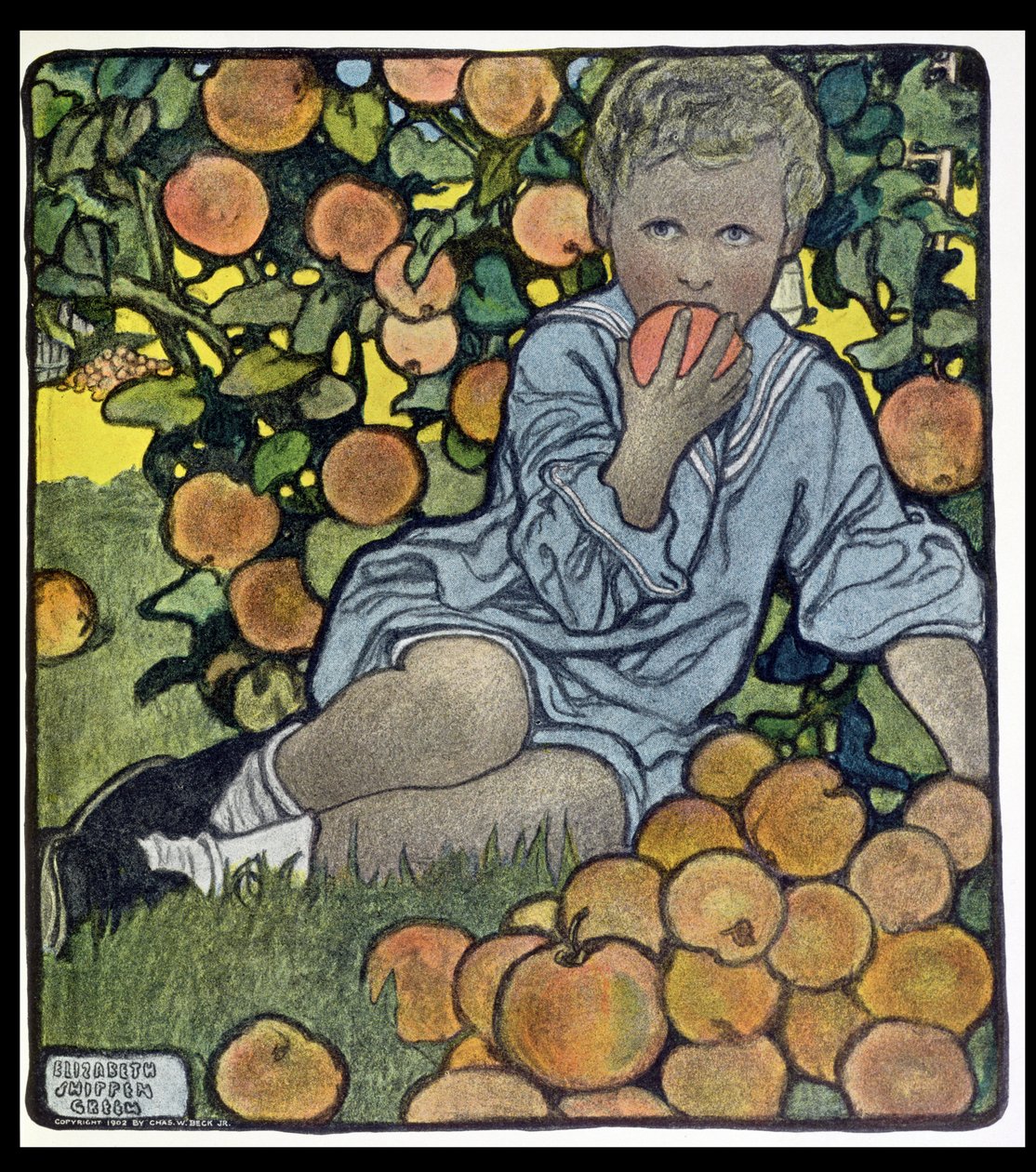 De boomgaard door Elizabeth Shippen Green