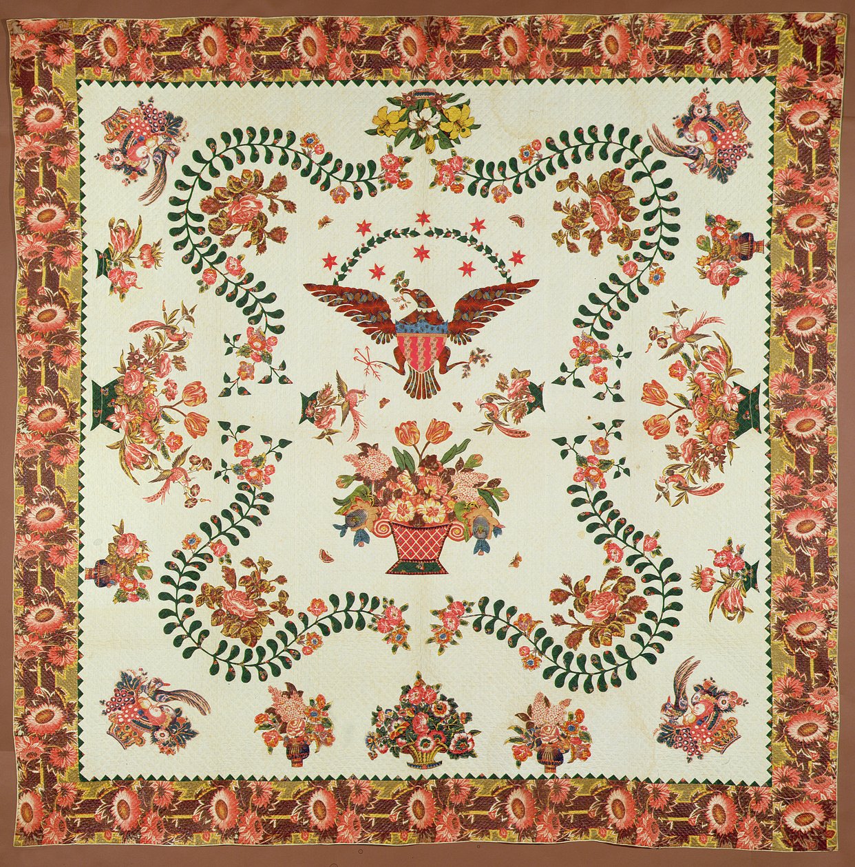 Quilt, ca. 1825 door Elizabeth Welsh