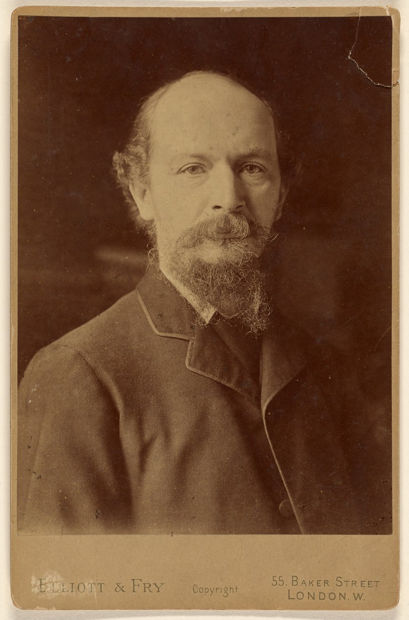 A[legernon] C[harles] Swinburne (1837 - 1909) door Elliott and Fry