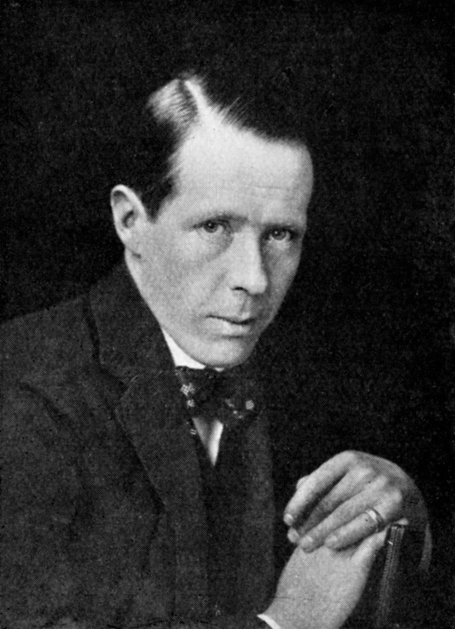 Sir William Orpen, Ierse schilder, ca. 1920 door Elliott and Fry
