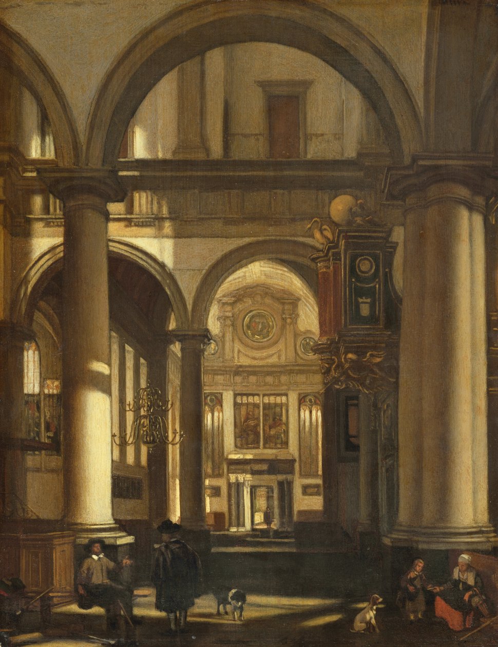 Kerkinterieur door Emanuel de Witte