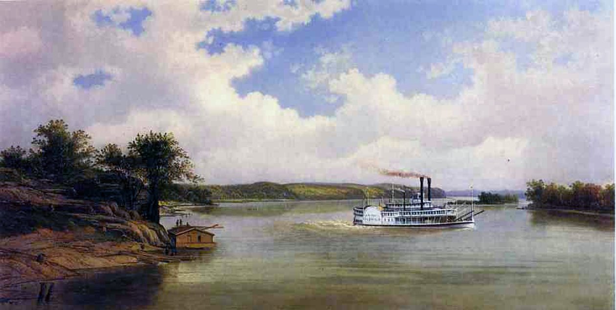 Stoomboot door Emil Bott