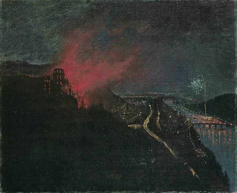 Onbekend schilderij door Emil Orlik