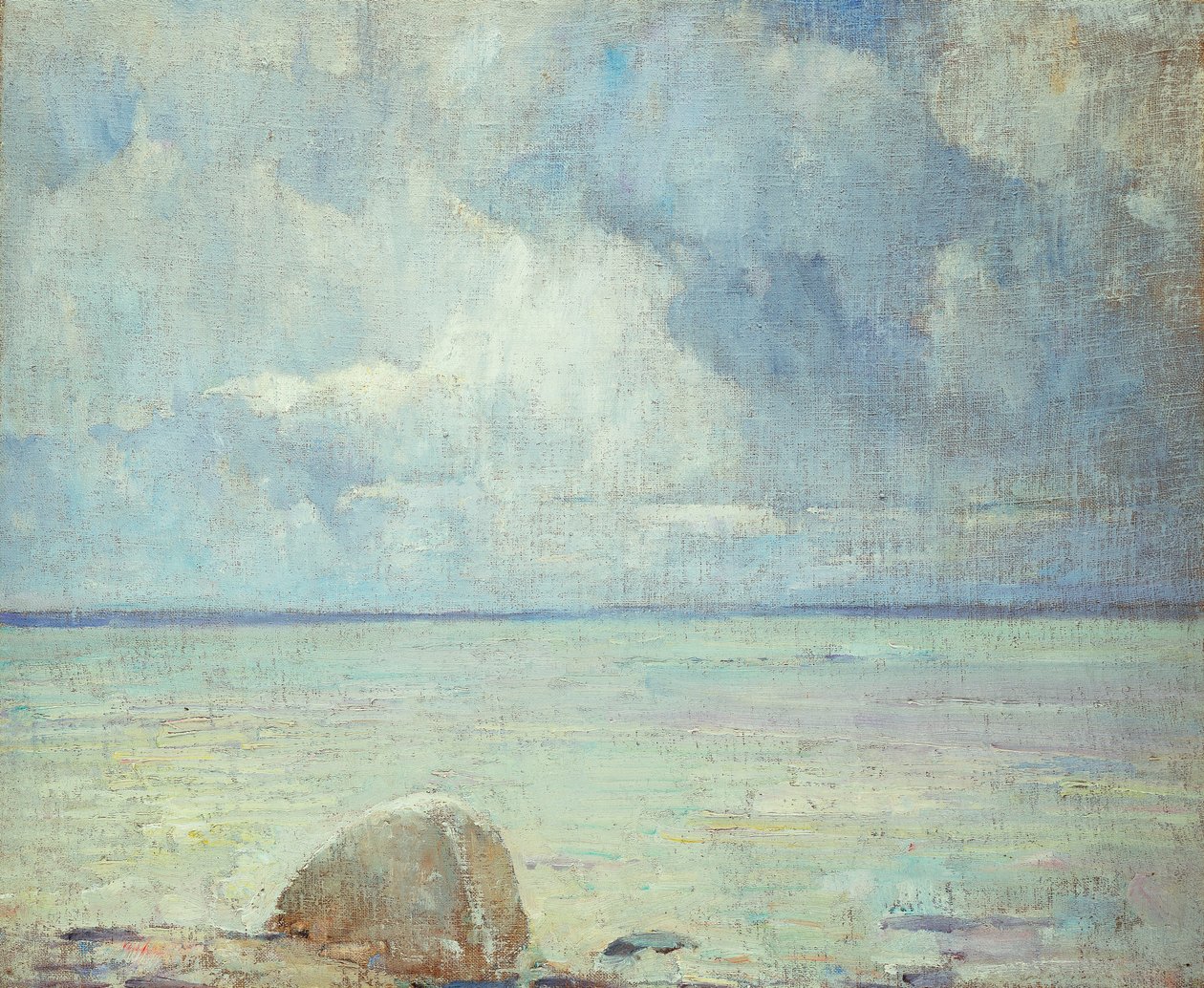 Een Uitzicht op de Sound door Emil Carlsen