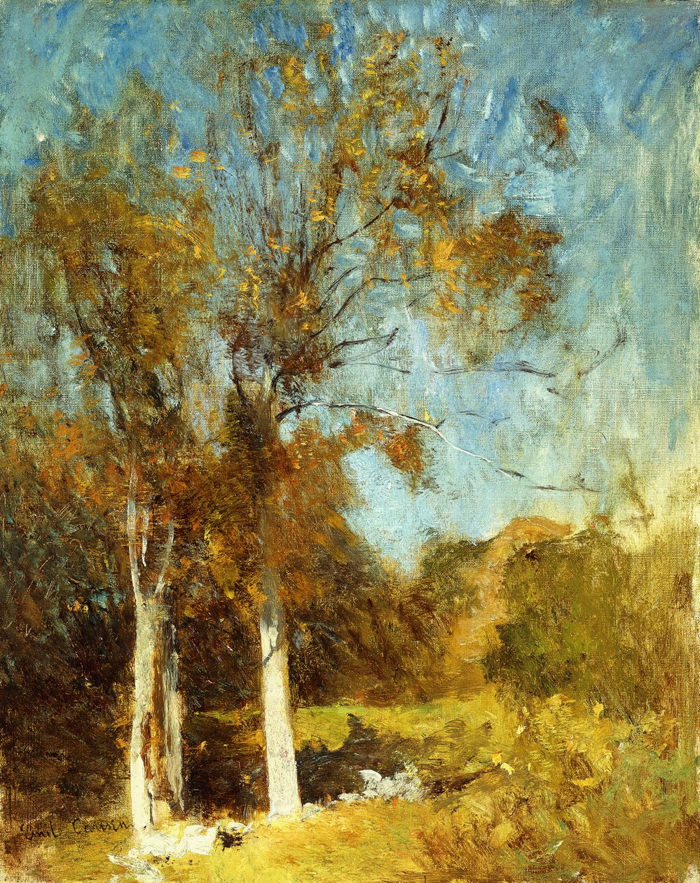 Herfstbomen door Emil Carlsen