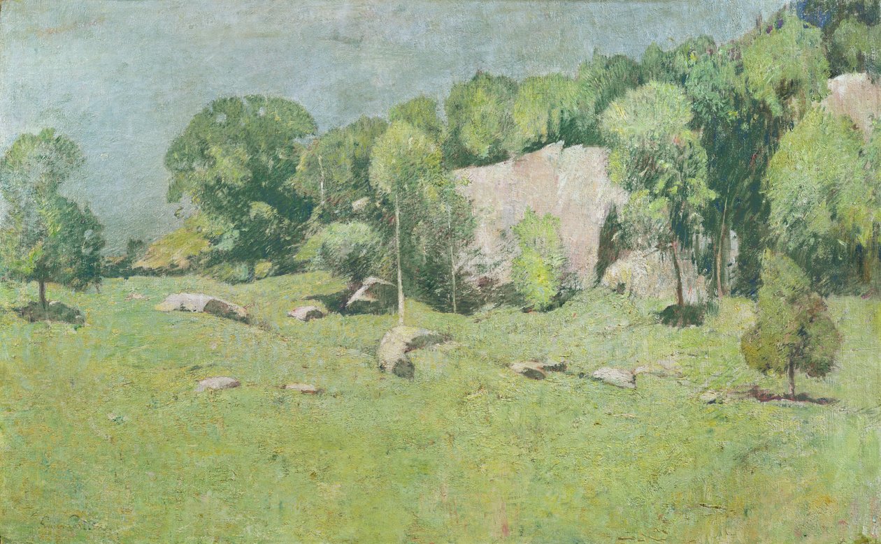Godwins Ridge, Greenwich, Connecticut, 1912 door Emil Carlsen