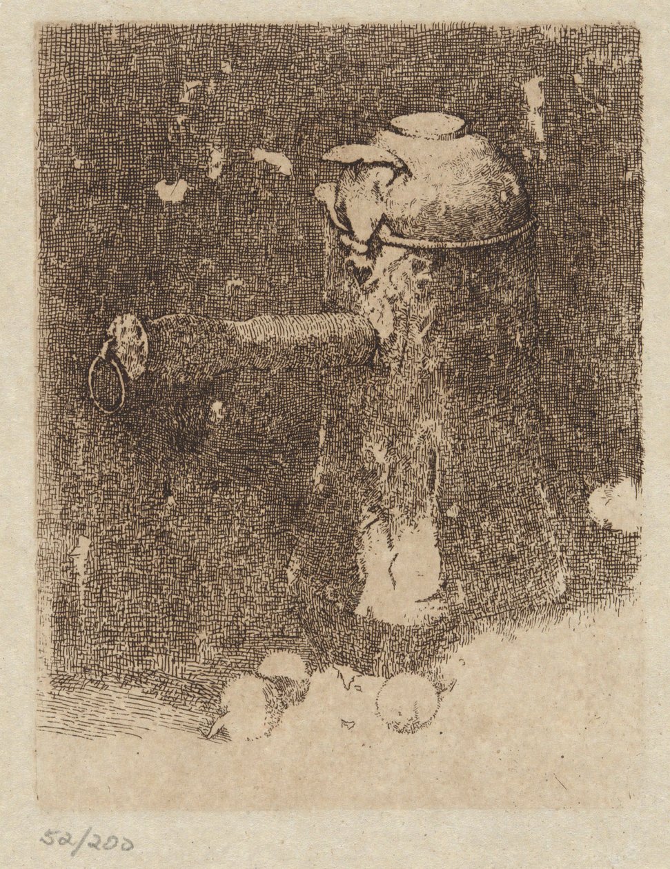 Stilleven met Koper en Uien door Emil Carlsen