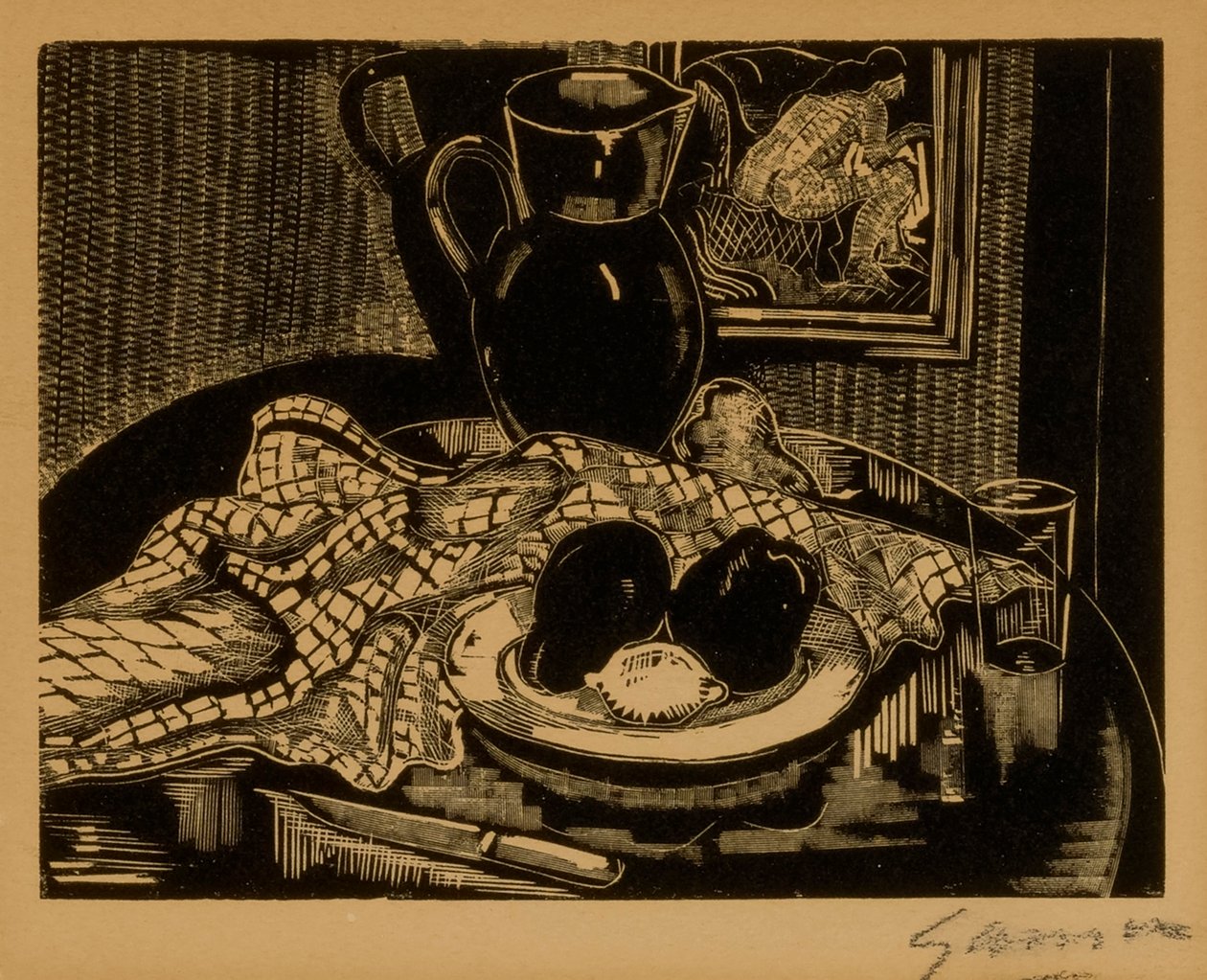 Zonder titel (stilleven) door Emil Ganso