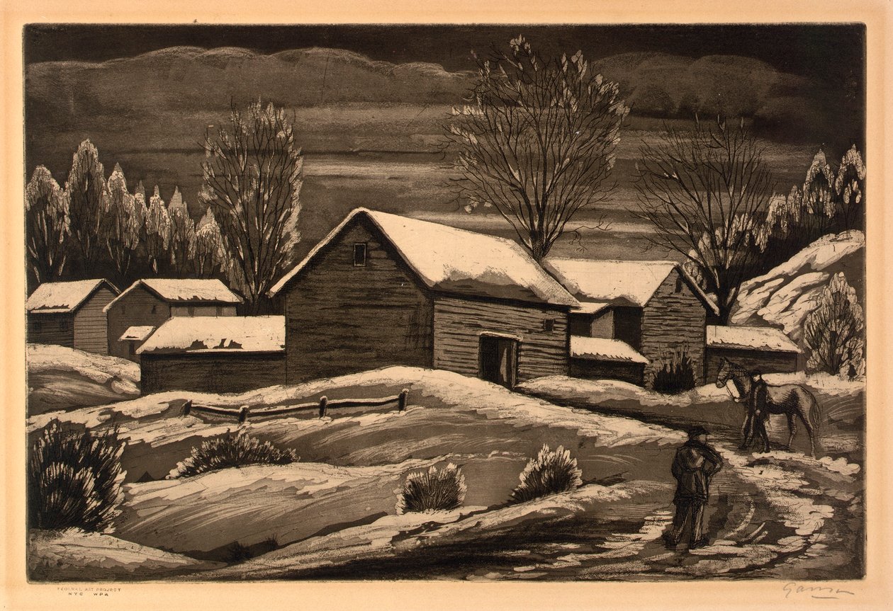 Winter door Emil Ganso