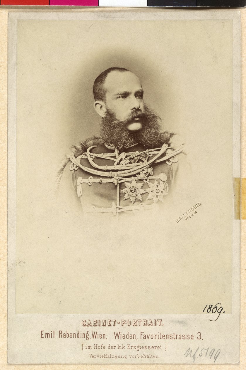 Keizer van Oostenrijk Franz Joseph I door Emil Rabending