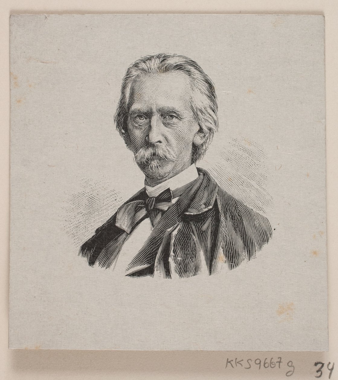 H. V. Kaalund door Emil Villumsen