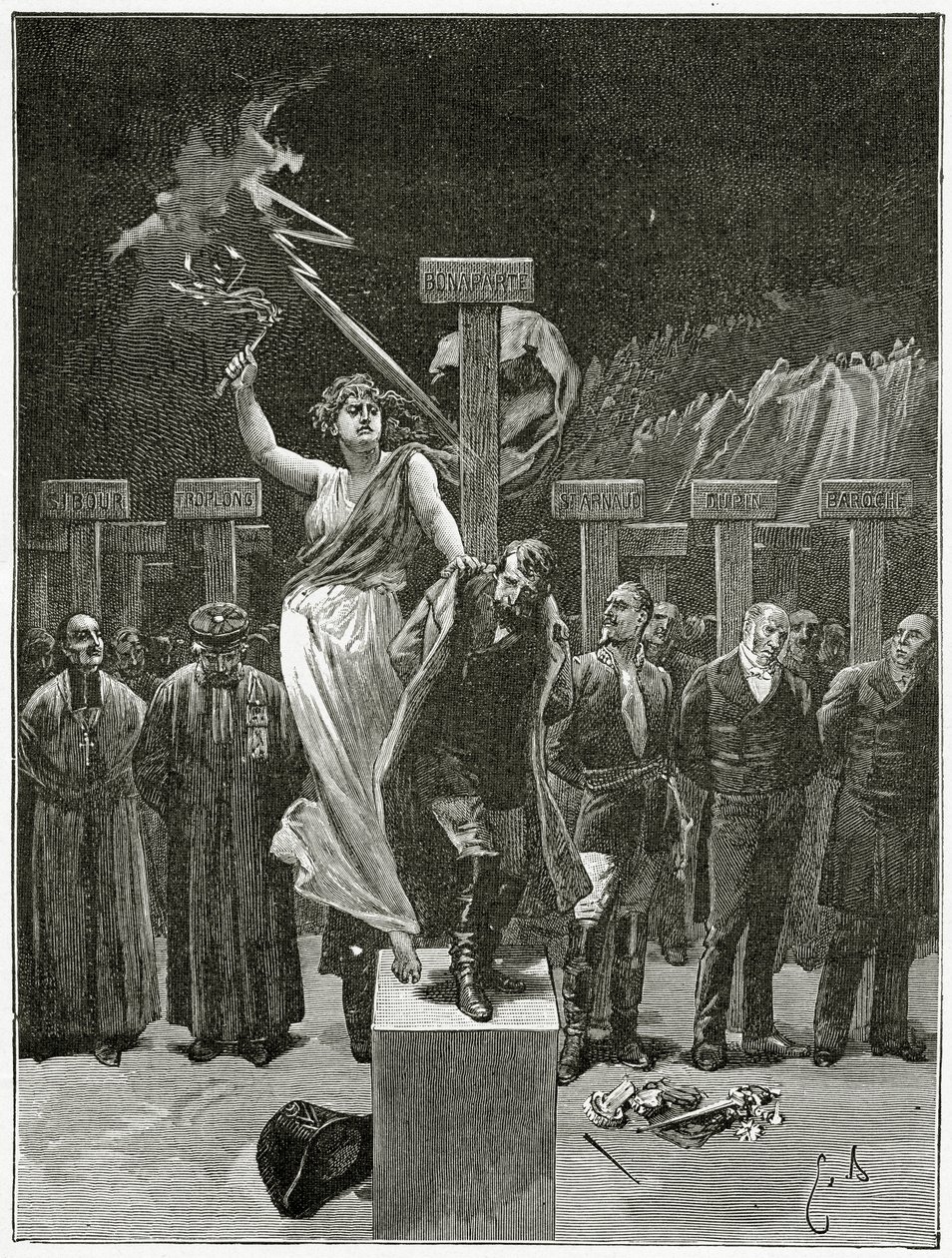 Les Châtiments door Emile Antoine Bayard