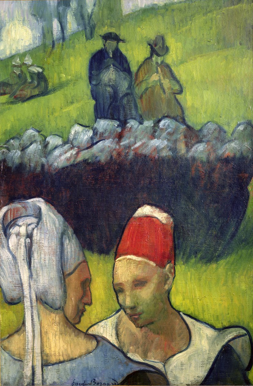 Bretonse Vrouwen door Emile Bernard