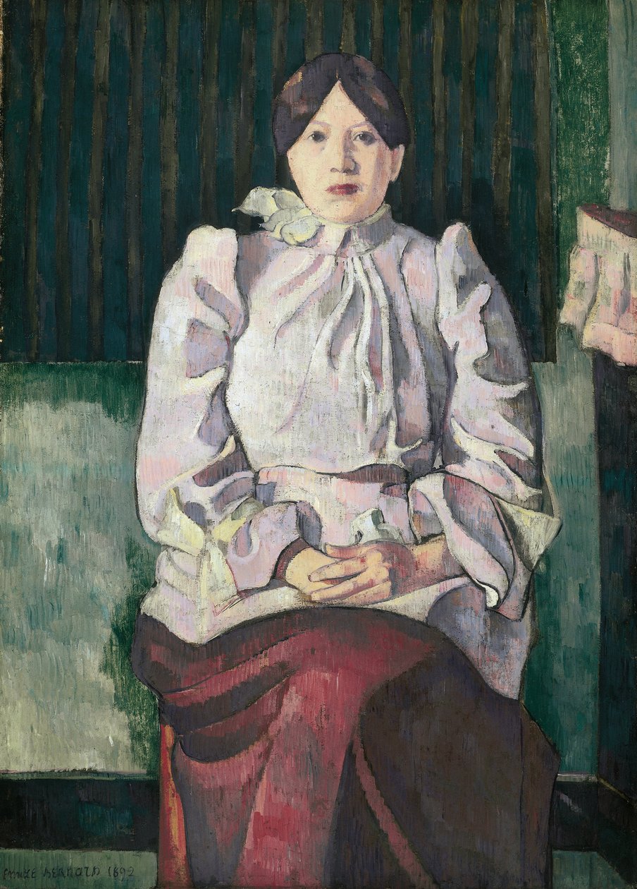 Portret van Marie Lemasson door Emile Bernard