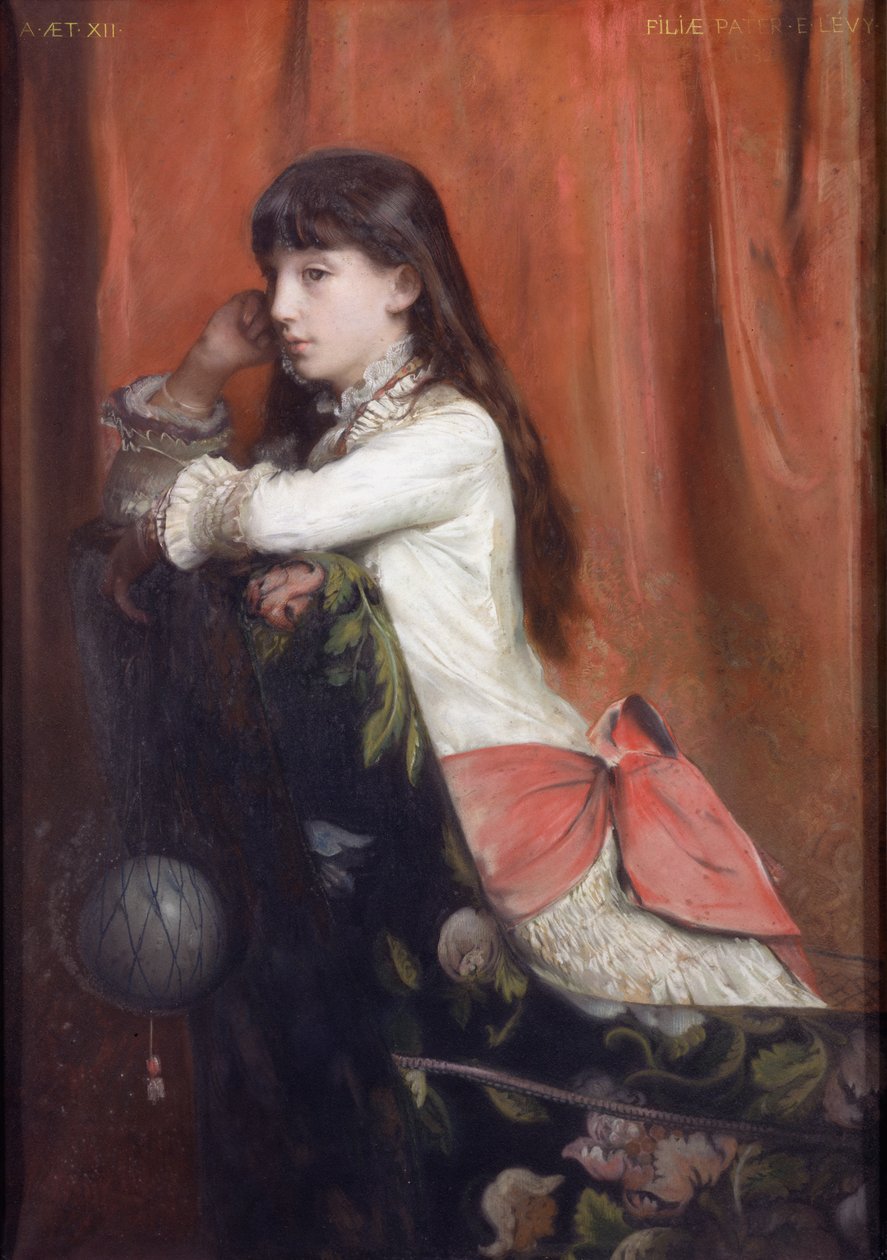 Mademoiselle Lia Levy, 1882 door Emile Levy