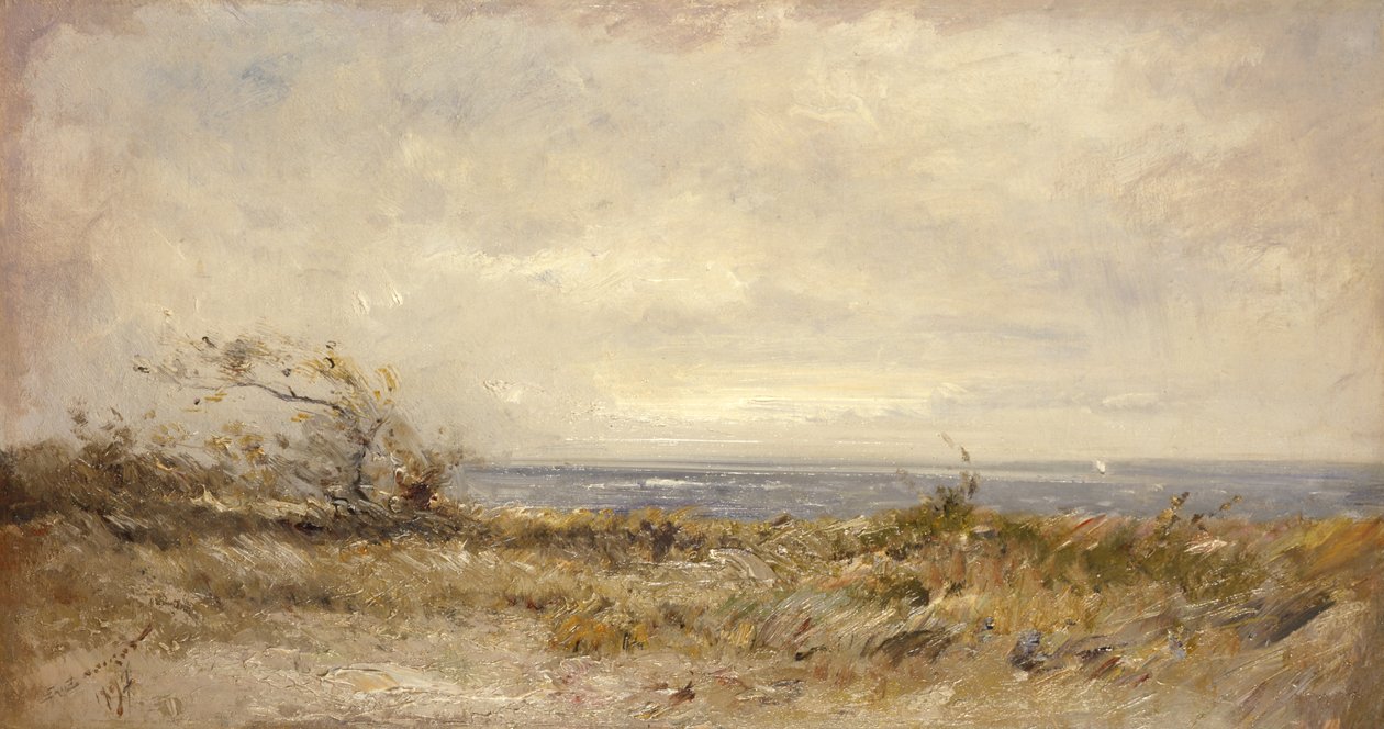 Landschap in Bretagne, 1897 door Emile Noirot