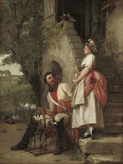 De Spinles door Emile Pierre Metzmacher