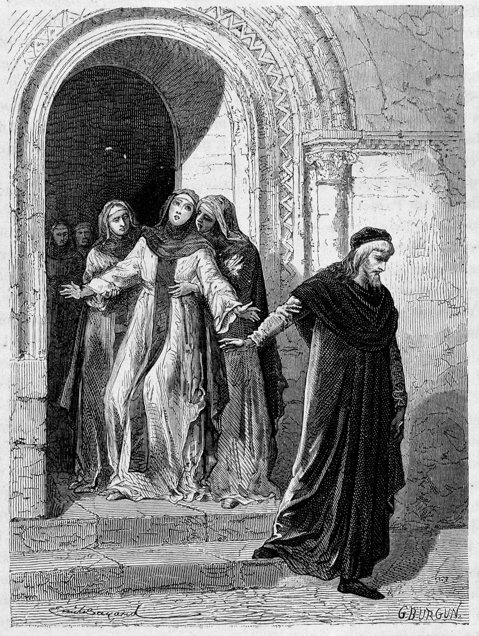 Abélard (of Abailard) door Emile Antoine Bayard