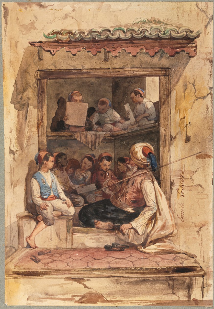 Jongensschool door Emile Aubert Lessoire