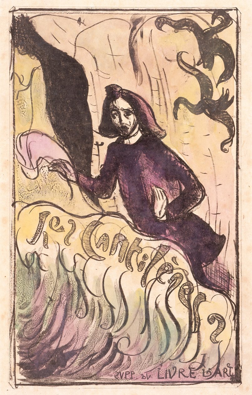 Les Cantilènes: Omslag door Emile Bernard