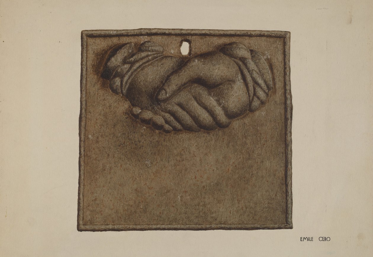 Brandmerk door Emile Cero
