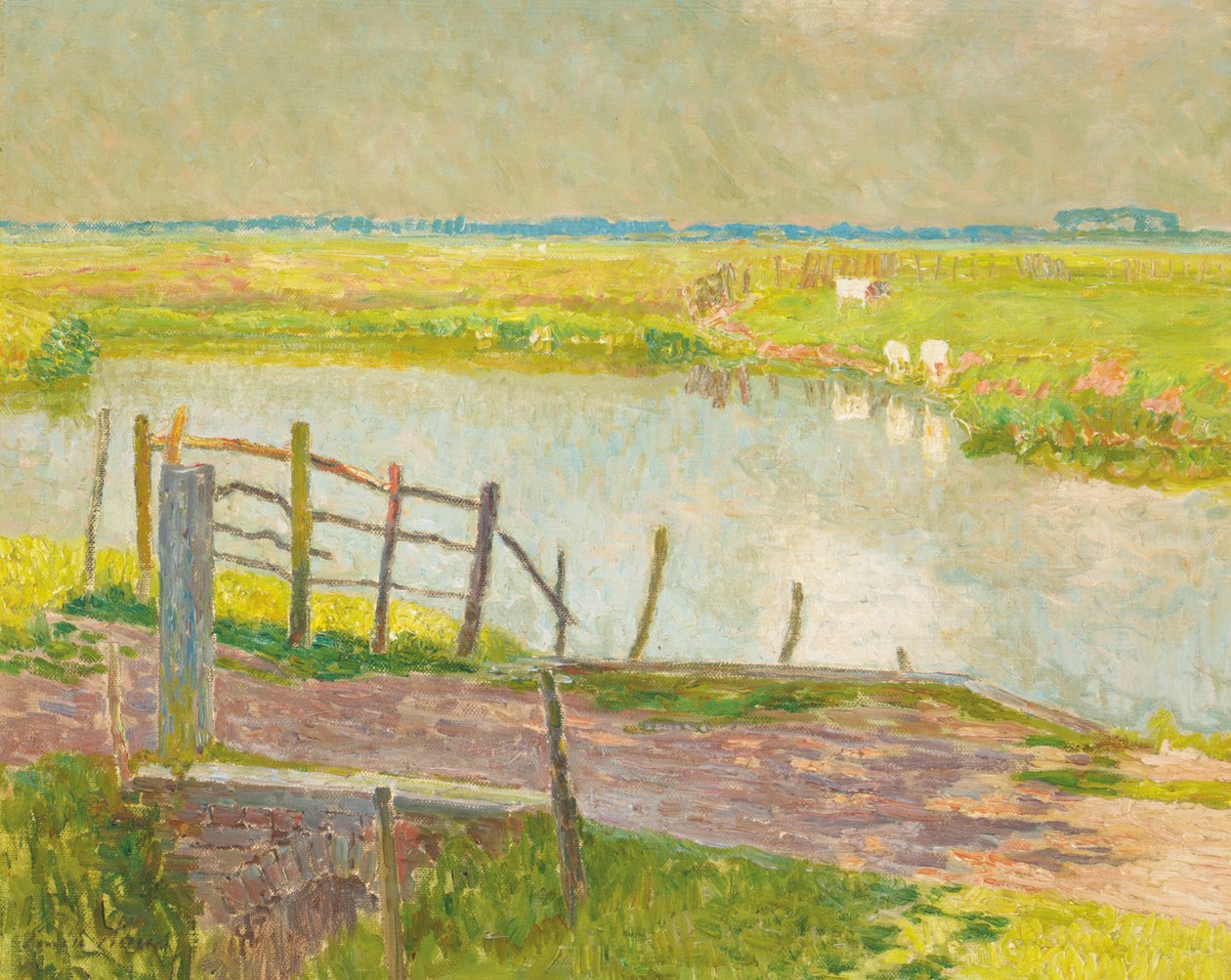 Het Hek door Emile Claus