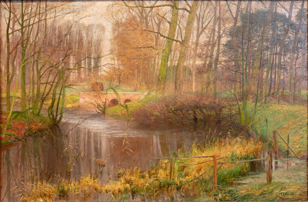 De tuin van Ooidonk door Emile Claus