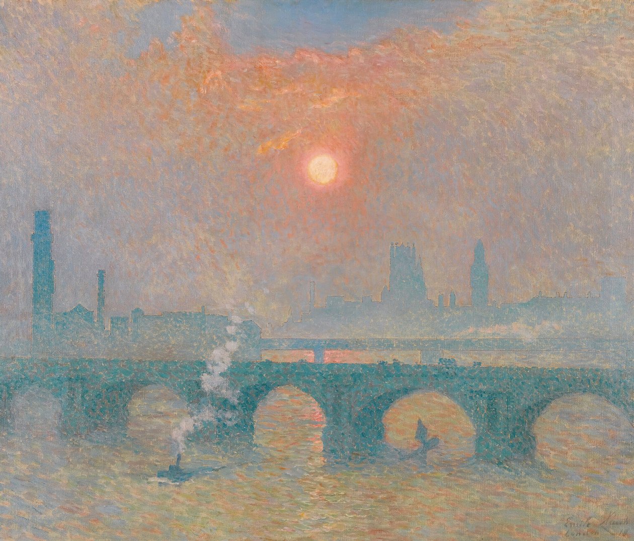 Waterloo Bridge door Emile Claus