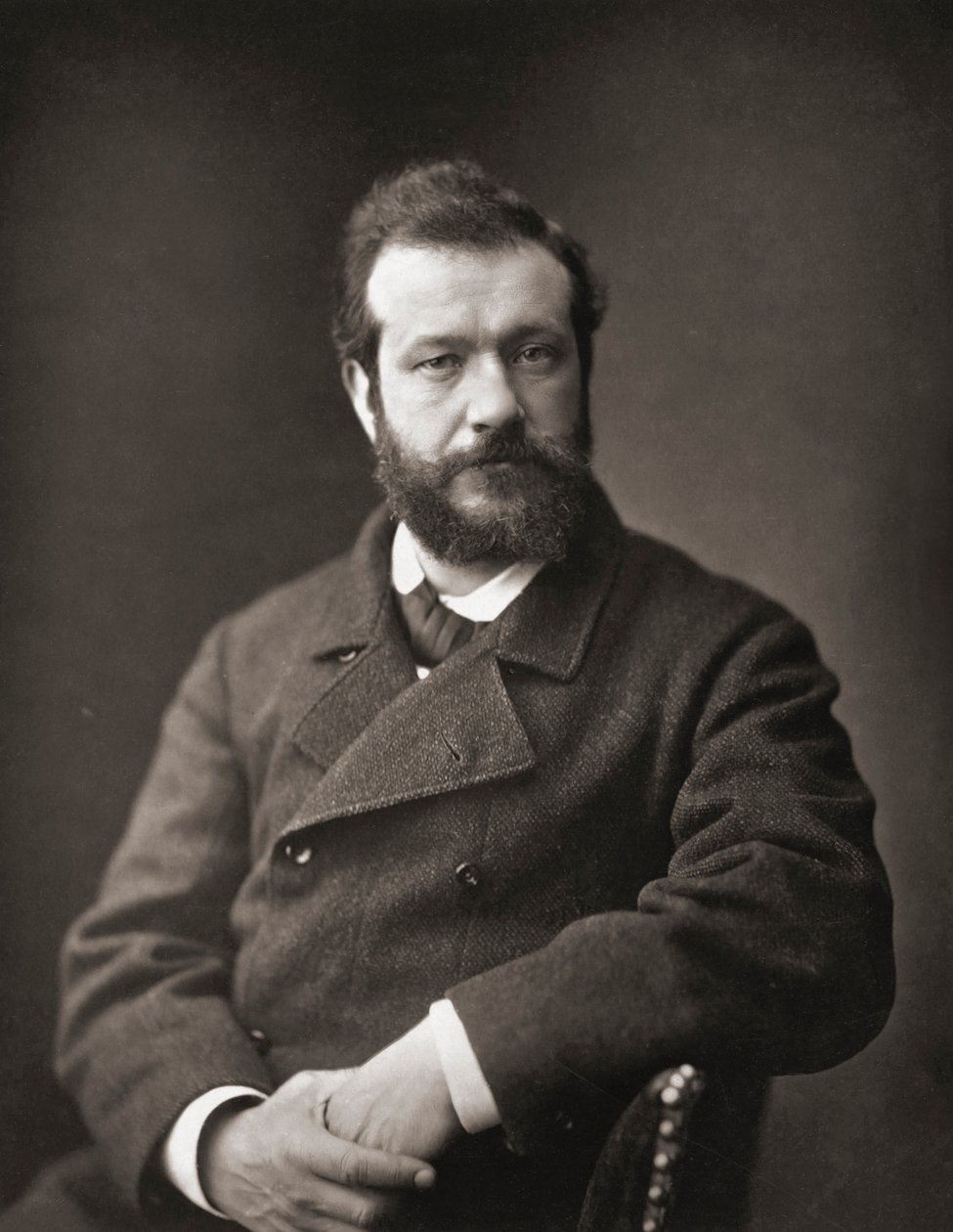 Félix Henri Bracquemond. Portret door Emile Courtin