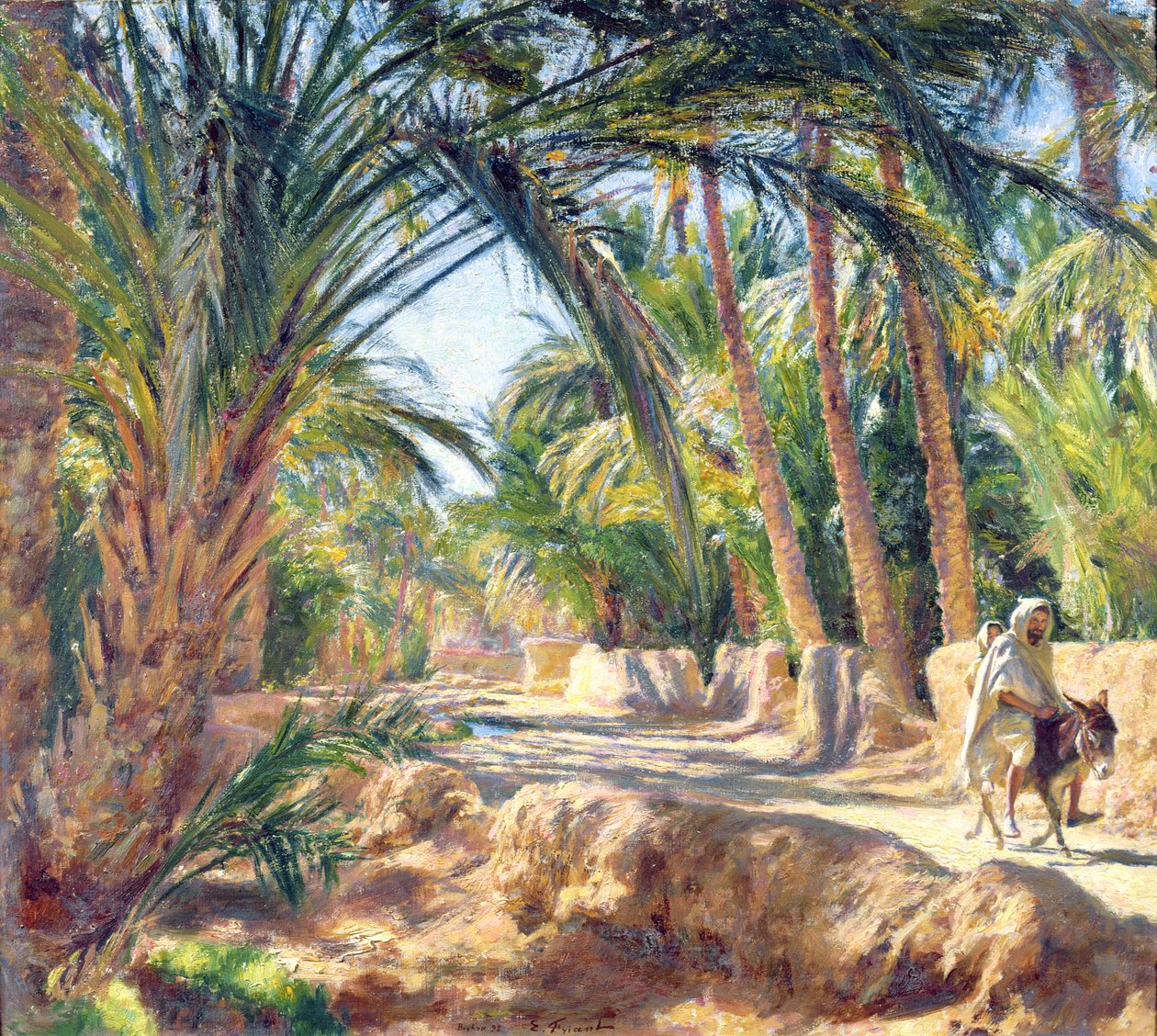 Op weg naar Biskra door Emile Friant