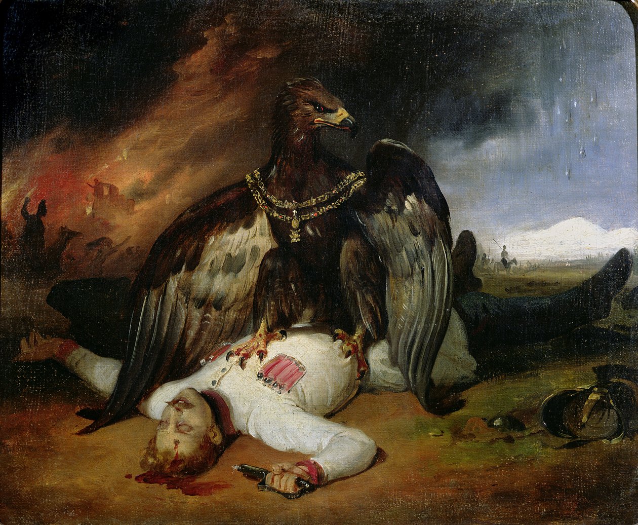 De Poolse Prometheus, 1831 door Emile Jean Horace Vernet
