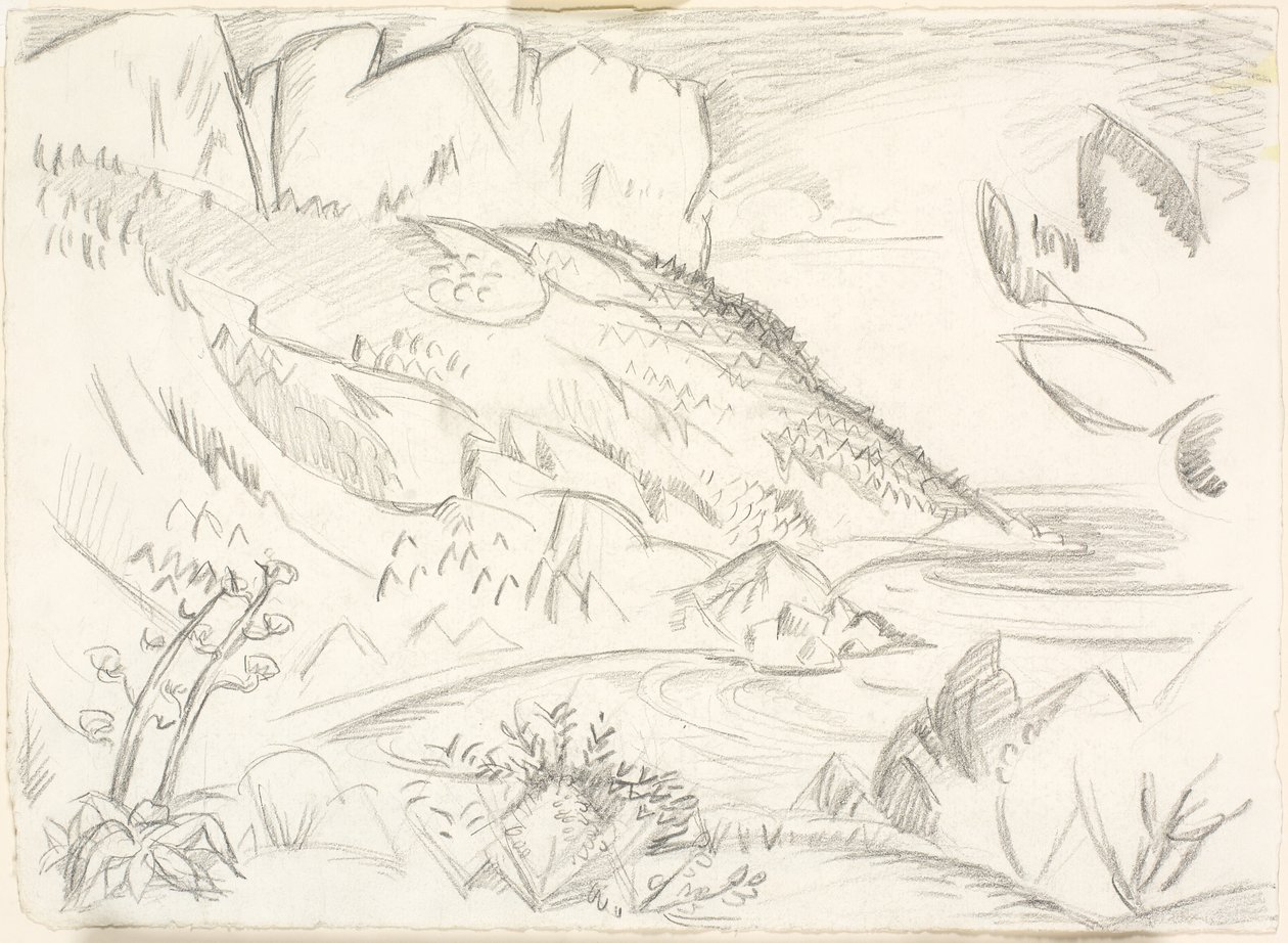 Cap Canaille bij Cassis door Emile Othon Friesz