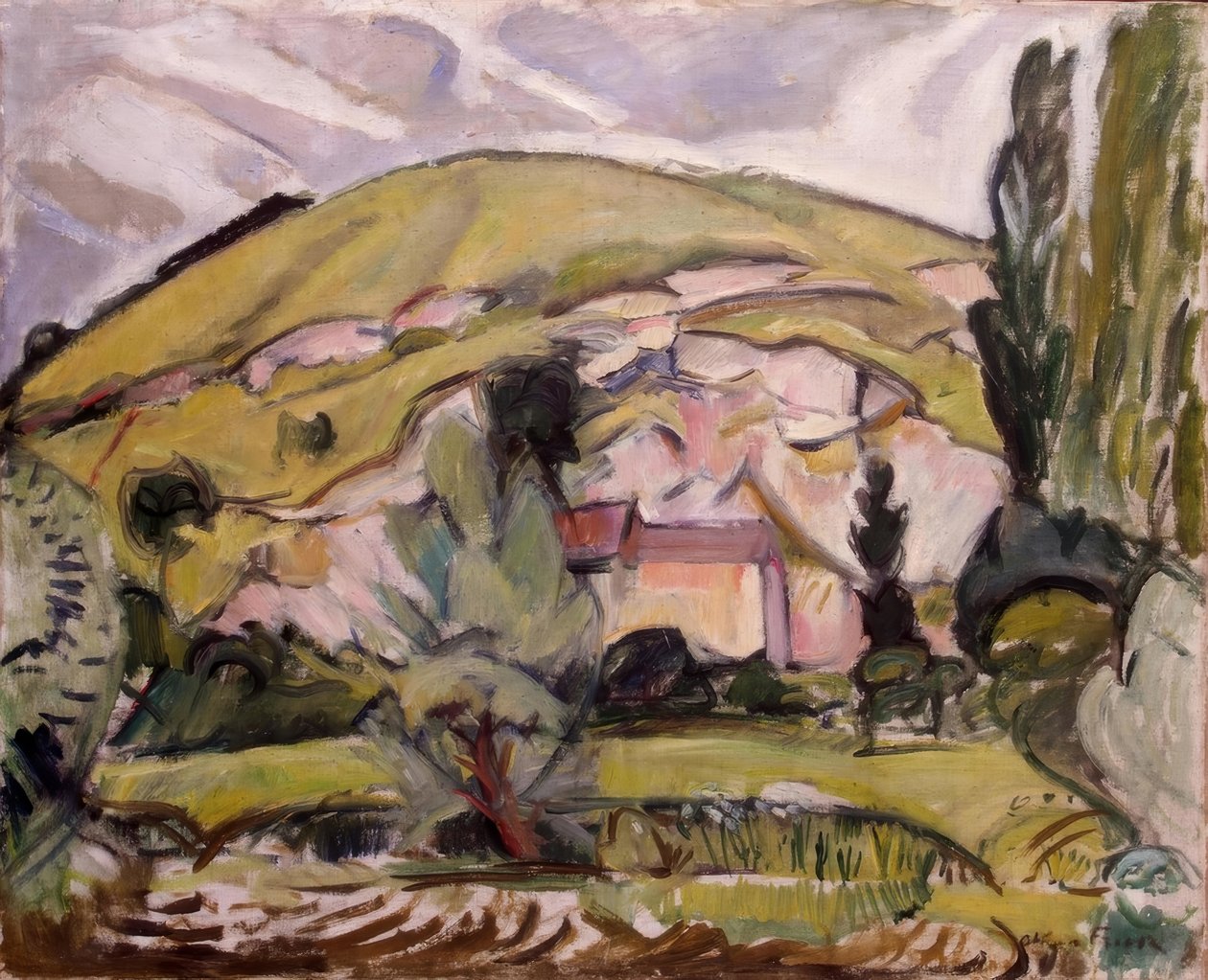 Heuvel door Emile Othon Friesz