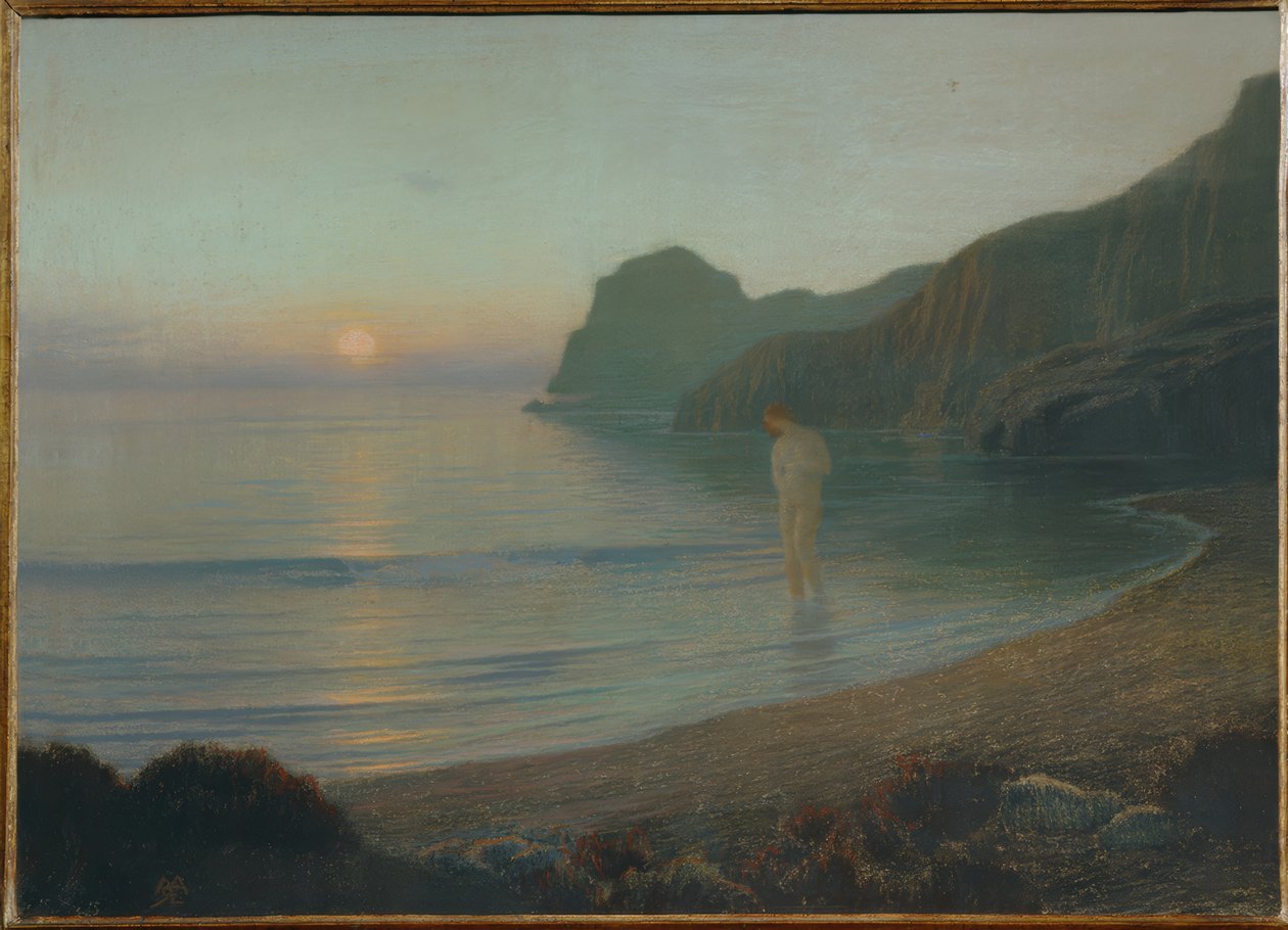 De Baai van Ermones door Marie Auguste Emile Rene Menard