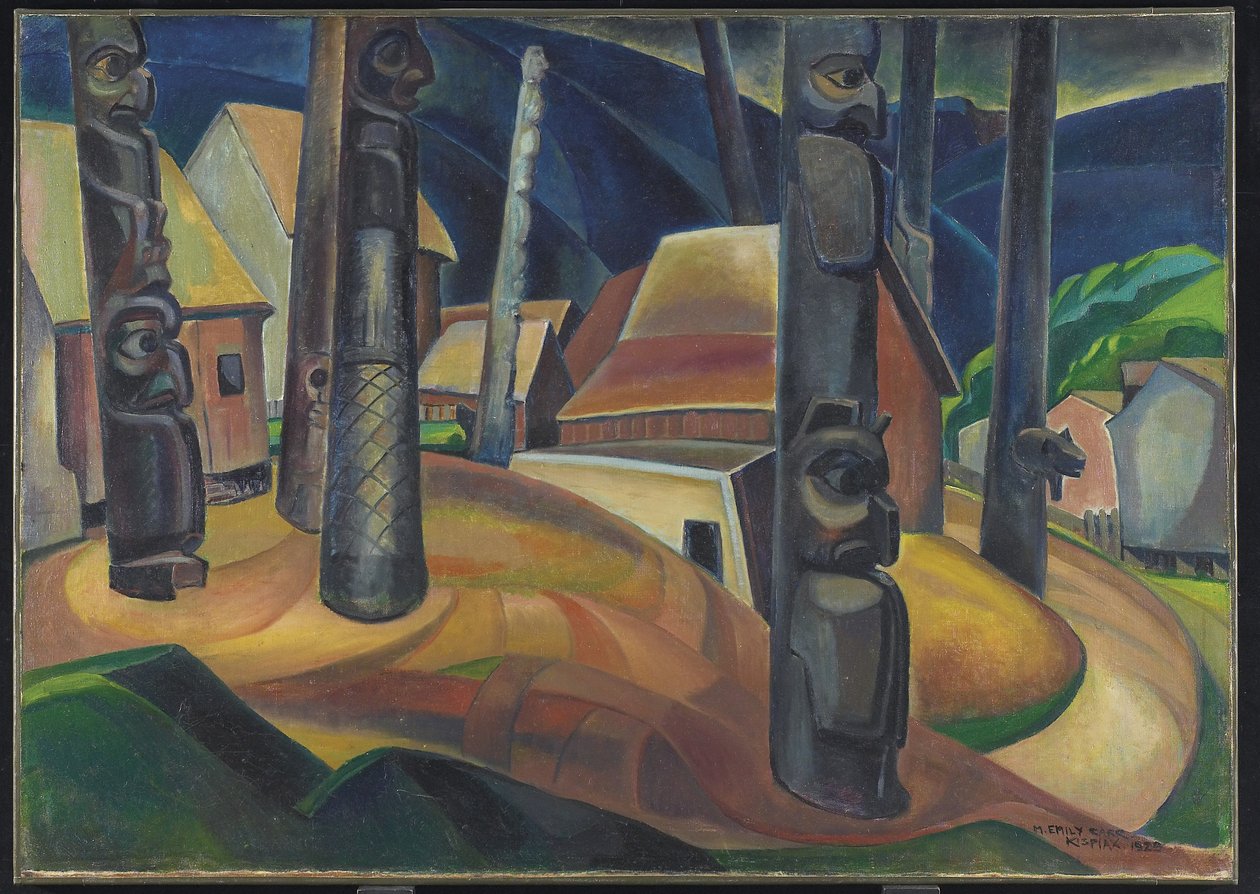 Kispiax Dorp door Emily Carr