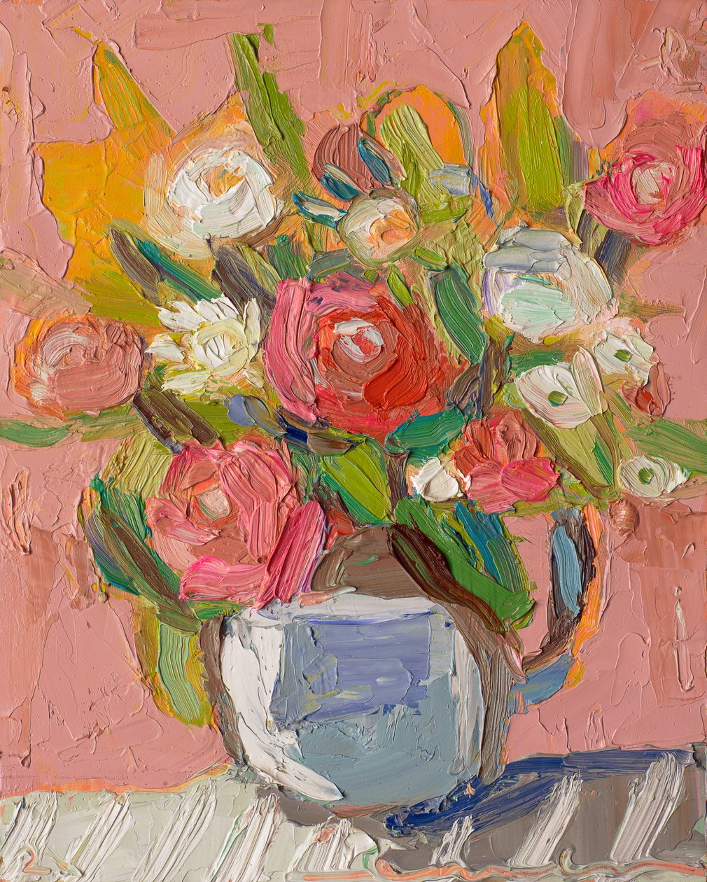 Zomermagie, 2021 (olieverf op doek) door Emily Fox King
