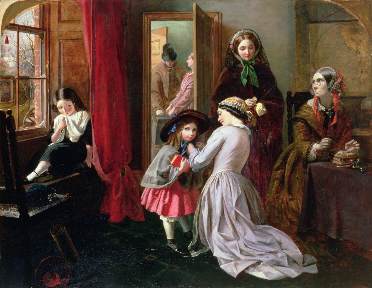 Gedachten aan huis, 1856 door Emily Mary Osborn