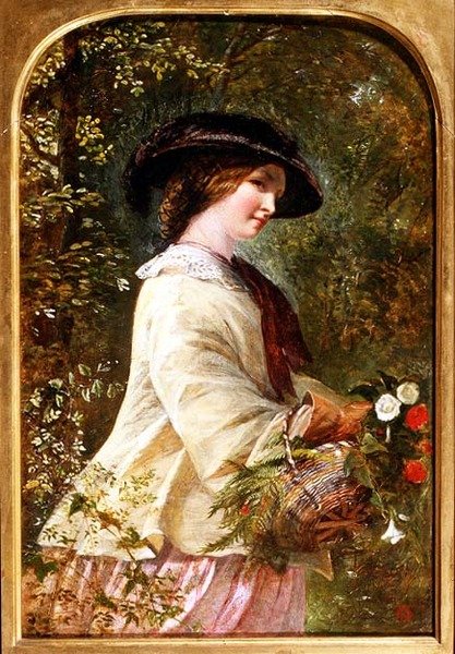 De Bloemenverkoper door Emily Mary Osborn