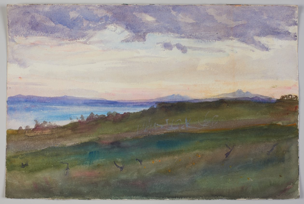 Landschapszicht, Hammamet door Emily Sargent