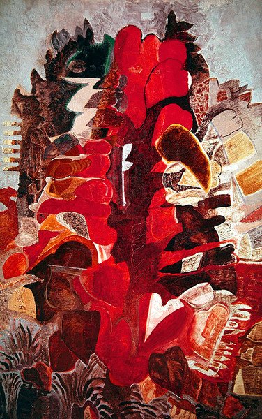 Bloemen en schelpen, c.1920s door Emmanuel Gondouin