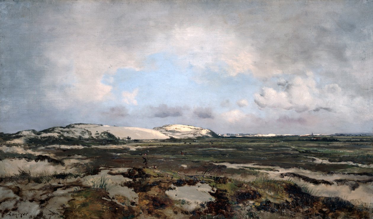 In de duinen door Emmanuel Lansyer