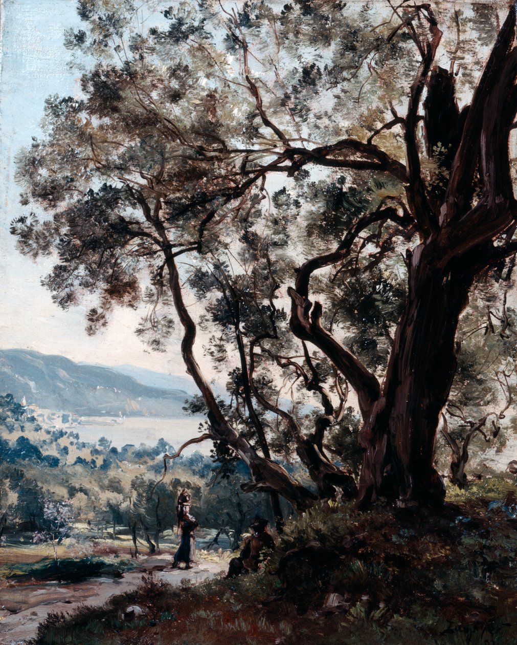 Roquebrune, 1892 door Emmanuel Lansyer