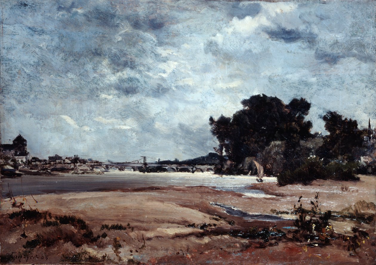 De Loire, 1865 door Emmanuel Lansyer