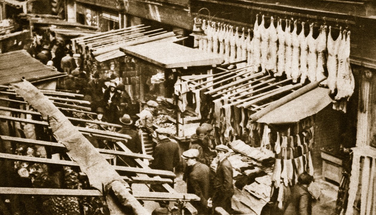 Berwick Street Market, Soho, op een zaterdag door English Photographer