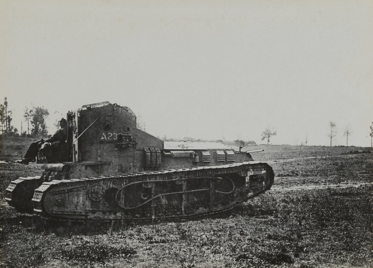 Britse Whippet tank, 1918 door English Photographer