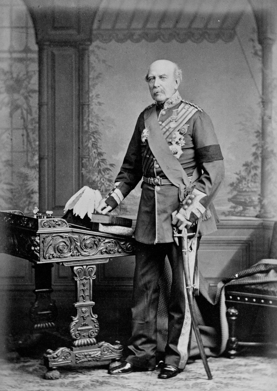Generaal Sir WF Williams, 1856 door English Photographer