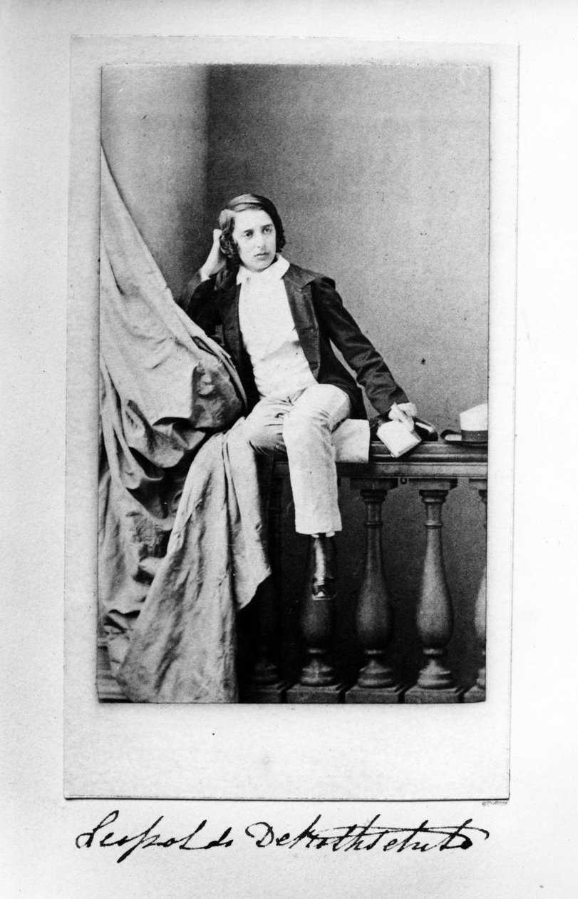 Leopold de Rothschild, ca. 1860s door English Photographer