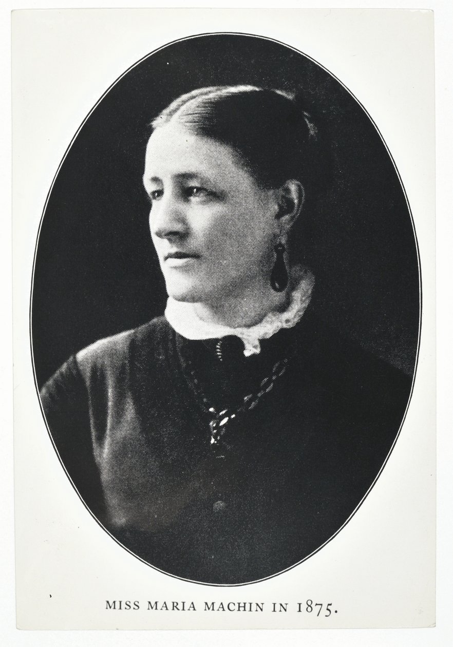Miss Maria Machin, 1875 door English Photographer
